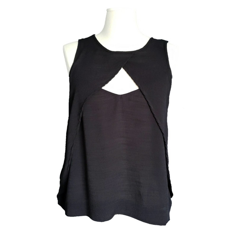 Free People Look Through Crinkle Tank Top